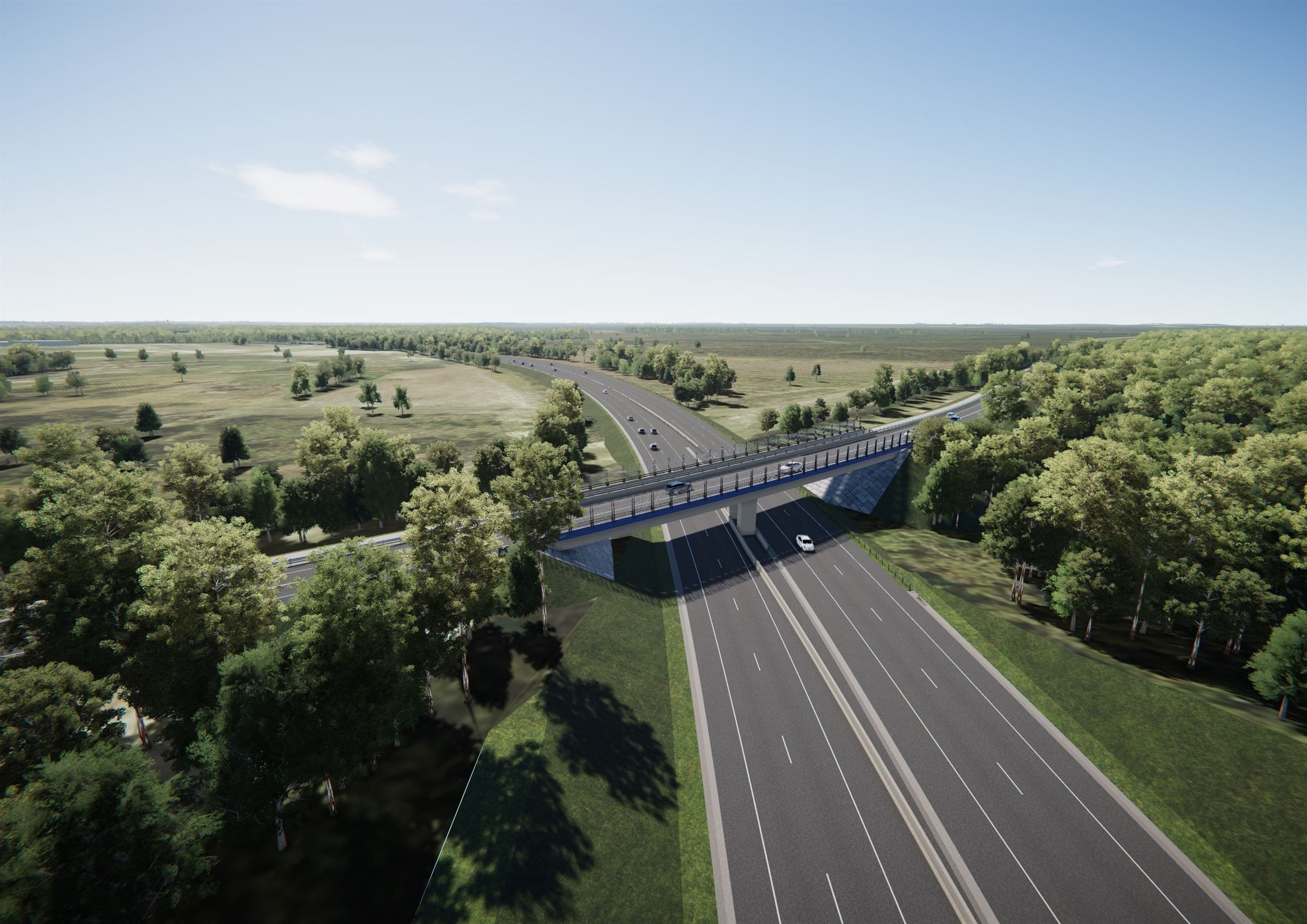 Media release - Construction underway on Hexham Straight as drilling begins on M1 extension Main Image