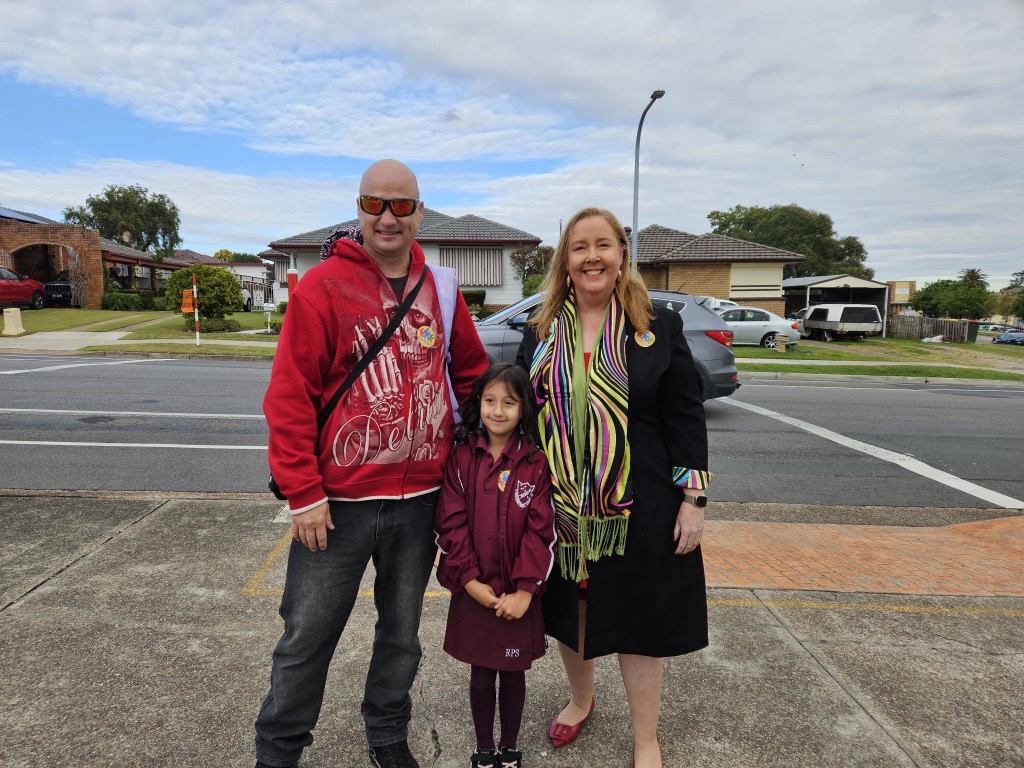 Media release - Jenny Aitchison takes steps towards road safety and healthy habits on Walk Safely to School Day Main Image